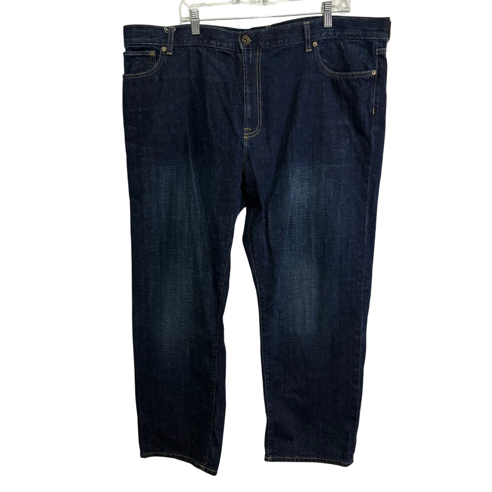 Tommy Hilfiger Premium Denim Custom Straight Jeans Dark Wash Mens 42x30